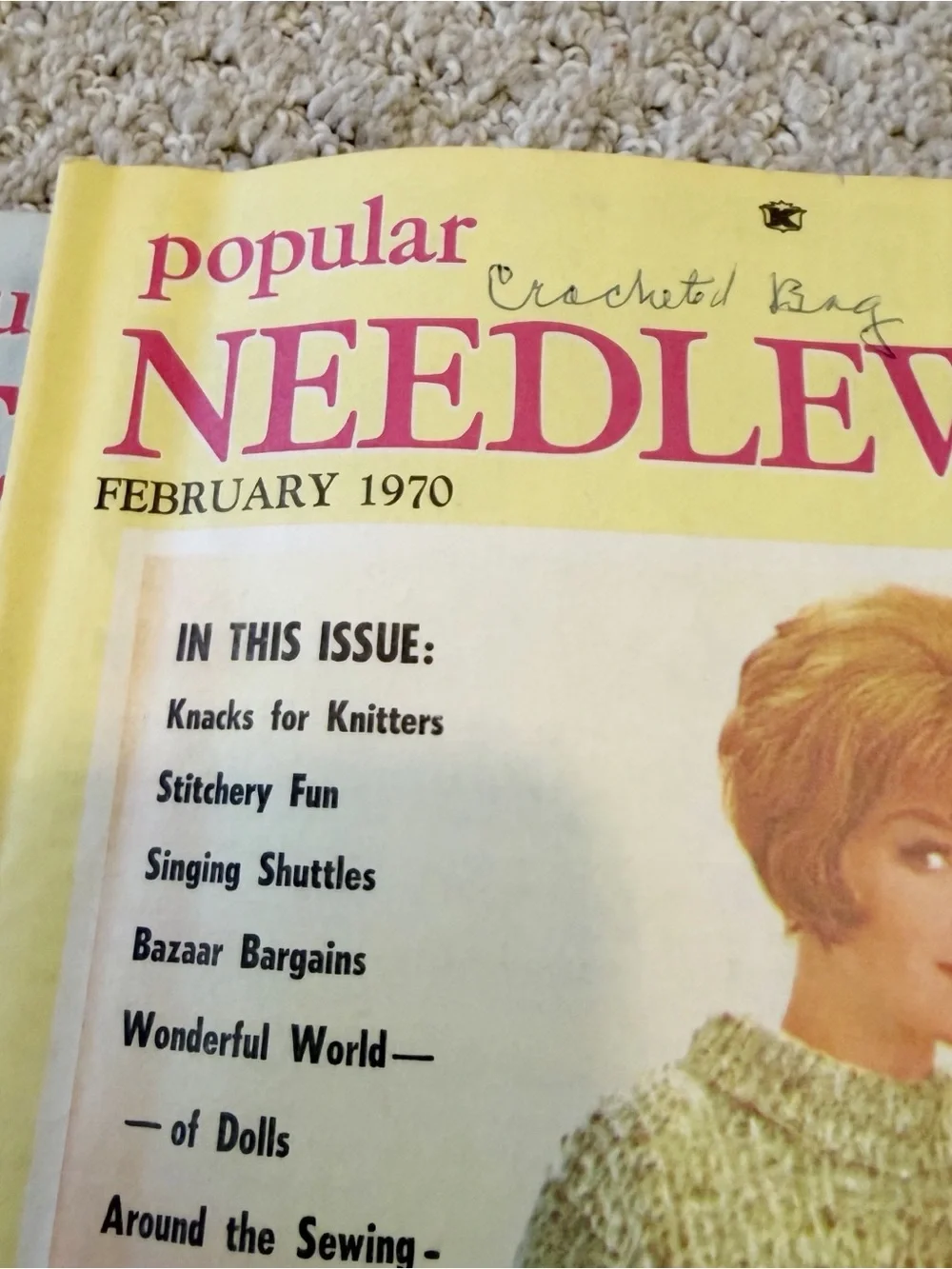 Popular Needlework Magazine Sept 1968 Aug 1969 Nov 1969 Feb 1970 - Lot of 4